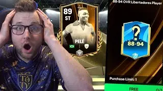 Libertadores Star Pass, Claiming Pelé, and Opening Packs Until We Get a FREE 88 -94 in FC Mobile!