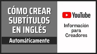 ✅ Como crear SUBTITULOS en Youtube 2021 automaticos - Como poner subtitulos en inglés a un video