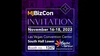 medicgrow at MjBizCon November 16-18, Boot no.1347