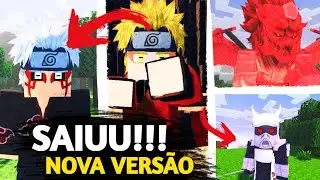 SAIUUU!! NOVA VERSÃO! MOD/ADDON NARUTO 5D para MINECRAFT - MODO SÁBIO | MCPE ADDON NARUTO 1.21