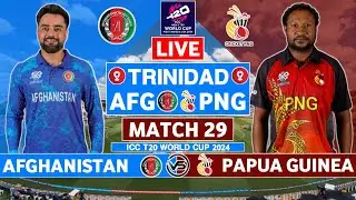 Afghanistan vs Papua New Guinea Live Match | AFG vs PNG Live Match Today | ICC T20 World Cup Live