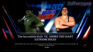 WWE 2K22 - Extreme Rules match: The Incredible Hulk vs Andre the Giant