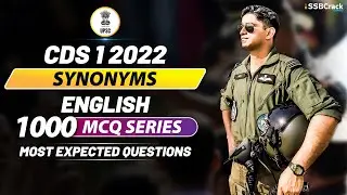 CDS 1 2022 | 1000 Most Expected Questions In English | Synonyms Live Class