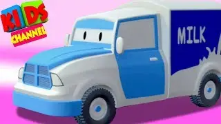 Milk Van | Cartoon Videos | Kindergarten Vehicle Videos by Kids Channel