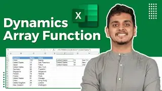 How to use New Dynamics Array Function: Mastering Excel Array Formulas | Be10x