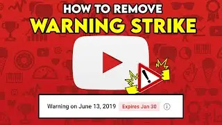 How To Remove WARNING STRIKE on YouTube