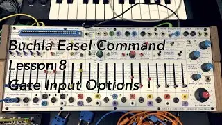 Buchla 208c Easel Command tutorial Lesson 8: Gate Input Options