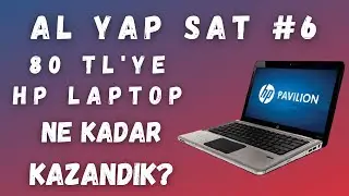 80 TL' ye  İNTEL İ3 LAPTOP OLUR MU? - LAPTOP TAMİRİ - BİT PAZARI - NE KADAR KAZANDIK - AL YAP SAT #6