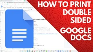 How to Print Double Sided on Google Docs