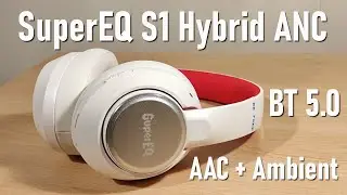 SuperEQ S1 Hybrid ANC Bluetooth Headphones Review - Decent On The Go Headphones With Microphone Test