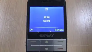 Explay BM55 Voice Type Alarm Screen