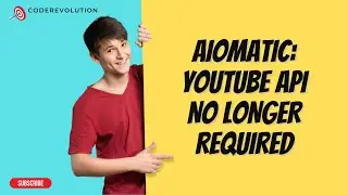 Aiomatic update: YouTube API key no longer required to add a related YouTube video to content