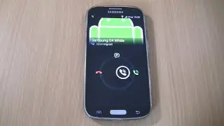 Viber Samsung Galaxy S4 Android Robot  incoming call