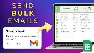 Send Personalized BULK Emails with Gmail (No Subscription Email Marketing Software)