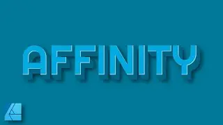 How to create 3d text effect [Affinity Designer]