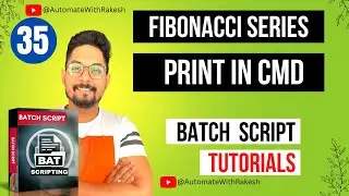 How to Print Fibonacci Series in Batch Script