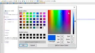 How to add Color picker in Notepad ++