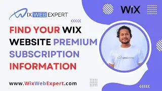 Where You Can Find Wix Premium Subscription / Plan Information Under Your Wix Account