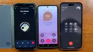 Samsung S9+ vs Samsung S23 vs iPhone 14 PM WhatsApp, TeleGuard, Zangi Apps Incoming Calls & Chats