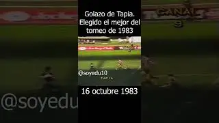 #golazo de #tapia a #platense el mejor del torneo 1983