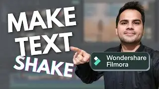 Shake Text Effect in Wondershare Filmora Easily | MM TechTuts