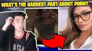 RICEGUM CALLS BLONDE P0RNSTAR ADRIA RAE ON STREAM