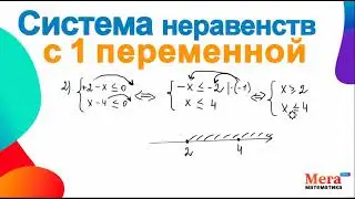 Система неравенств в одной переменной | Неравенство | МегаШкола | Решить неравенство