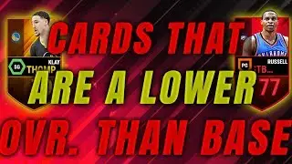 CARDS THAT ARE A LOWER OVERALL THAN BASE!! EP.1!!! GLITCH ELITE!!NBA LIVE MOBILE!!!