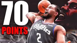 KAWHI LEONARD SCORES 70 POINTS ONLINE! NBA 2K23 Head to Head