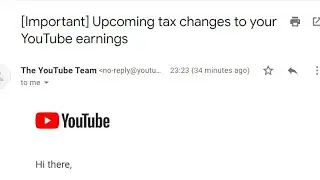 Upcoming tax changes to your YouTube earnings | Youtube Update March 2021 | U.S. tax requirements