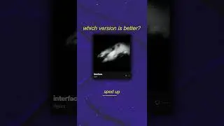 sped up or slowed down? which version of sgarz - interface is better?🔥🎶 #interface#sgarz#tiktok