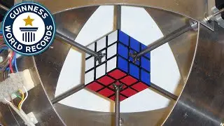 Fastest robot to solve a Rubiks Cube - Guinness World Records