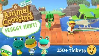 more dreamie villager hunting! frog edition 🐸 animal crossing: new horizons