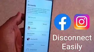 How To Disconnect Instagram From Facebook 2024 | Instagram Ko Facebook Se Disconnect Kaise Kare 2024