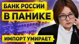 Банк России в панике  Импорт умирает, валютные ограничения давят, а “партнеры” боятся санкций