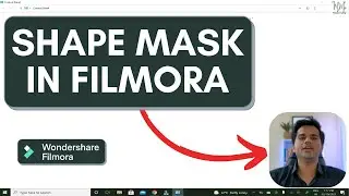 How to Use Shape Mask in Filmora | Use Different Shapes instead of Square for Webcam Video