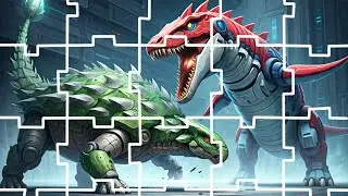 Jigsaw Puzzles - Dino Robot #1 | Eftsei Gaming