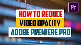 How To Reduce Video Opacity in Premiere Pro