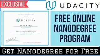 Udacity NANODEGREE Courses for FREE | Udacity SCHOLARSHIP | Udacity AI Nanodegree | Cloud Computing