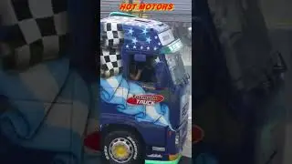 Управляемый занос Крутые гоночные грузовики - Truck Racing #shorts