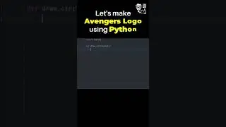 Making Avengers Logo using Python! 🐍