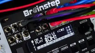 Introducing Brainstep - Eurorack sequencer, arpeggiator, modulation generator