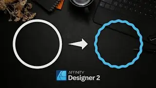 How to Create a Wavy Circle in Affinity Designer v2