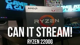 Stream with just Ryzen 2200g and no graphics card?!?!