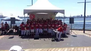 Canada 150 years celebration Choir in North Vancouver Lonsdale Quay