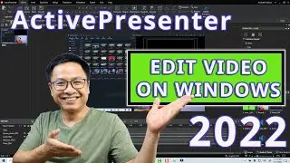 How to EDIT SCREEN RECORDING VIDEO for FREE in ActivePresenter