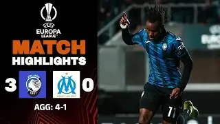 Atalanta Marseille | 3-0 (AGG: 4-1) | Highlights | Europa League 2023-24 | atalanta vs marseille