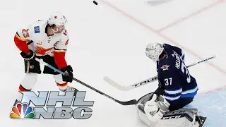 NHL Stanley Cup Qualifying Round: Flames vs. Jets | Game 4 EXTENDED HIGHLIGHTS | NBC Sports