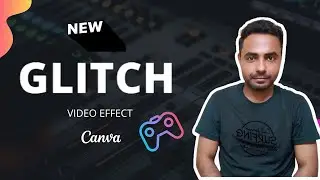 Glitch Video Effect Video Editing Tutorial in Canva | Gaming intro in Canva