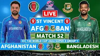 Bangladesh vs Afghanistan Live Match | BAN vs AFG Live Match | ICC T20 World Cup Live Commentary